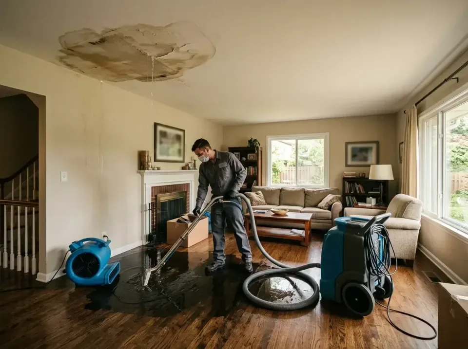 attic-pipe-burst-ceiling-drip-008 — frequently asked questions, Water Damage Restoration & Carpet Care in Hampstead, MD